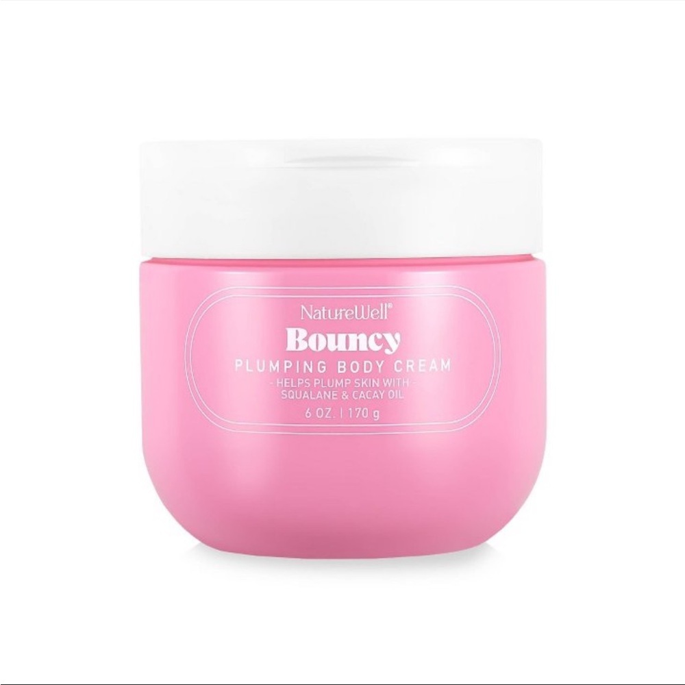 NatureWell Bouncy Body Cream, Plumping Body Cream, 6oz- NWT